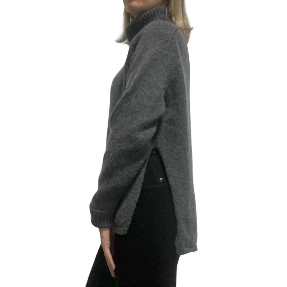 Golden by Tna Gorme Wool + Cashmere Turtleneck Sweater Gray XS Aritzia #60409 - Picture 2 of 7